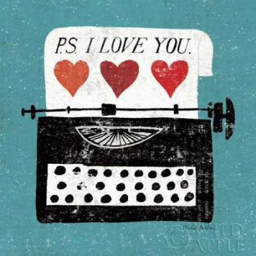 Vintage Desktop - Typewriter Poster Print by Michael Mullan - Item # VARPDX8374