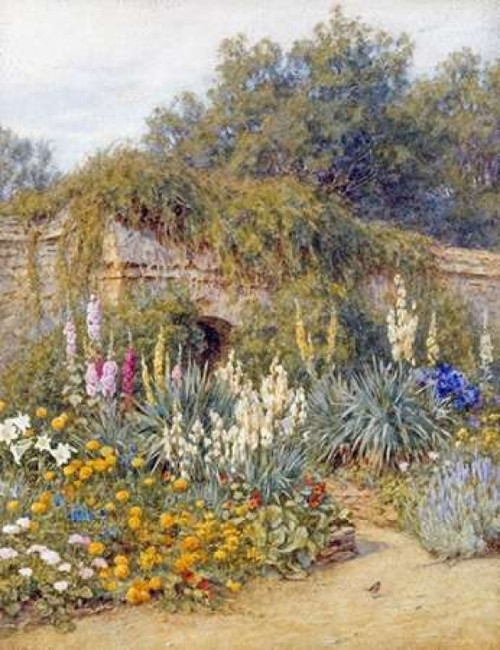 Gertrude Jekylls Garden Munstead Wood Poster Print by  Helen Allingham - Item # VARPDX264551