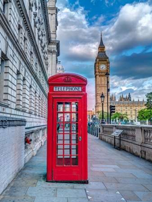 Telephone booth with Big Ben, London, UK Poster Print by  Assaf Frank - Item # VARPDXAF20150731024X