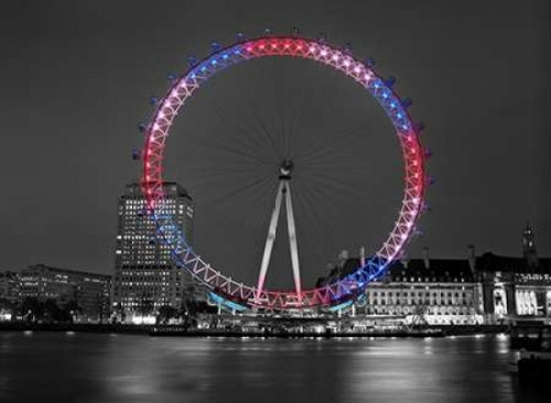 London Eye at night Poster Print by  Assaf Frank - Item # VARPDXAF20110428030C01