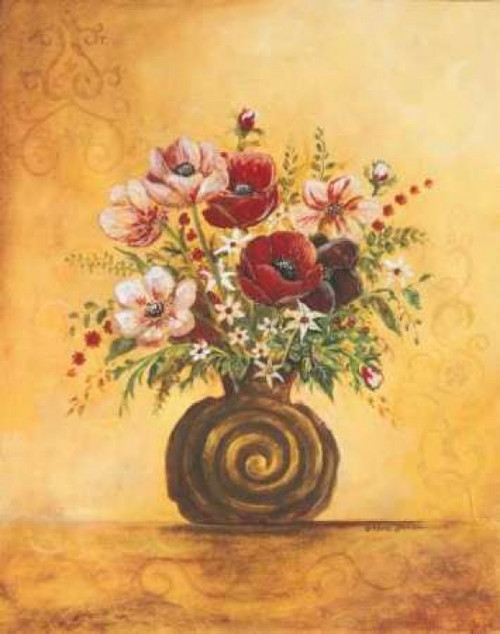 Yellow Floral Study I Poster Print by Gregory Gorham - Item # VARPDXGOR077