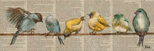 Gleeful Newsprint II Poster Print by Patricia Pinto - Item # VARPDX8241H