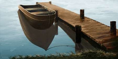 Quiet Blue Morning Poster Print by Bruce Nawrocke - Item # VARPDX8990Q