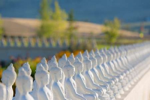 Garden of Buddahs I Poster Print by Kathy Mahan - Item # VARPDXPSMHN243 Garden of Buddahs I Poster Print by Kathy Mahan - Item # VARPDXPSMHN243