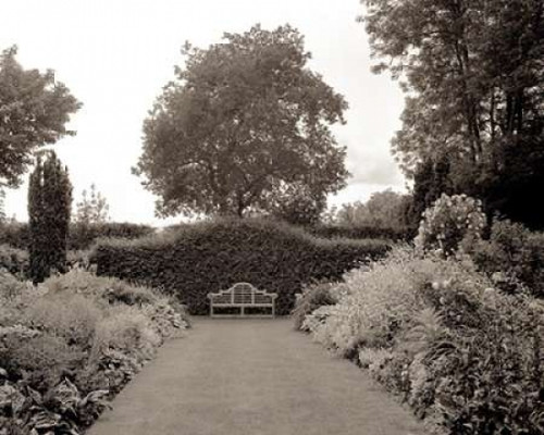 Banc de Jardin - 61 Poster Print by Alan Blaustein
