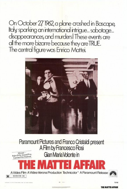 The Mattei Affair Movie Poster Print (27 x 40) - Item # MOVIH0712