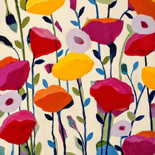 Bursting Poppies Poster Print by Carrie Schmitt - Item # VARPDXS1087D