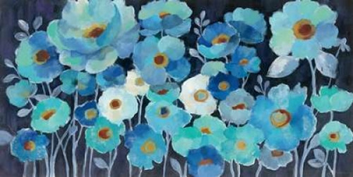 Indigo Flowers Poster Print by Silvia Vassileva - Item # VARPDX17474