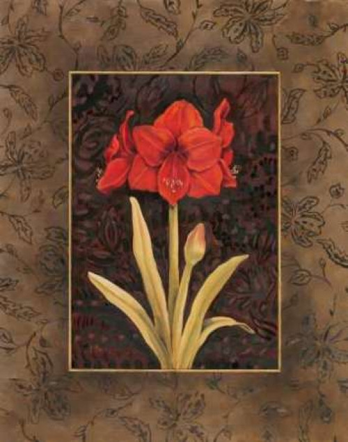 Damask Amaryllis Poster Print by Paul Brent - Item # VARPDXBNT026