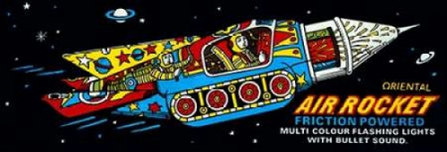 Oriental Air Rocket Poster Print by Retrobot - Item # VARPDX374872