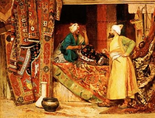 Carpet Seller Poster Print by  Jean Georges Vibert - Item # VARPDX267528