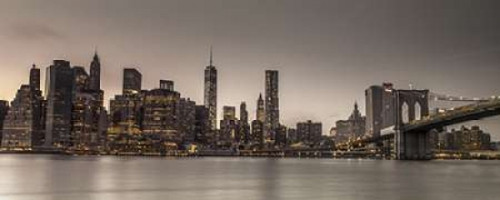 Evening shot of Lower Manhattan skyline, New York Poster Print by  Assaf Frank - Item # VARPDXAF20131116667C02