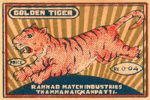 Golden Tiger Poster Print by Unknown - Item # VARPDX374948