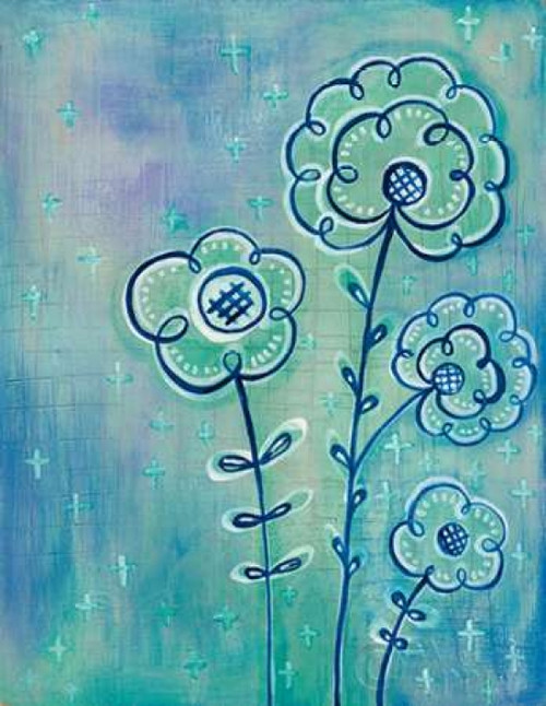 Magical Flowers III Poster Print by  Melissa Averinos - Item # VARPDX25659