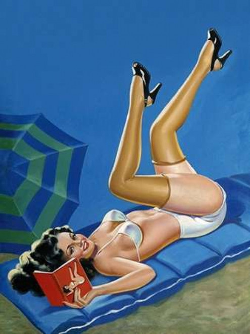 Mid-Century Pin-Ups - Wink Magazine - Merry mirthful Maiden Poster Print by  Peter Driben - Item # VARPDX453901