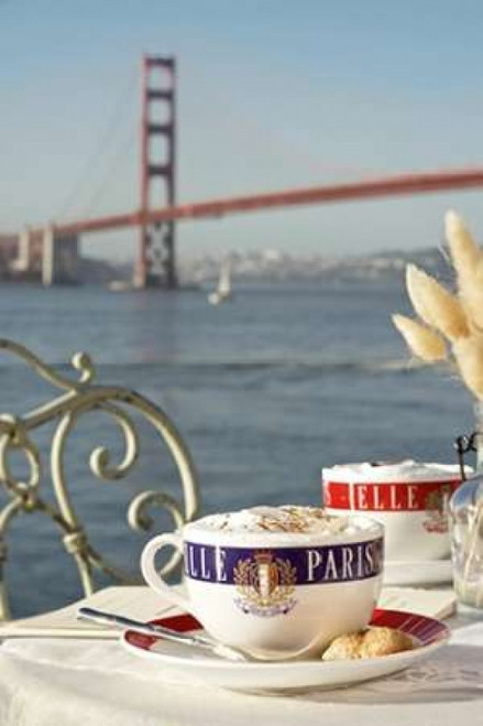 Dream Cafe Golden Gate Bridge - 76 Poster Print by Alan Blaustein - Item # VARPDXABSFH377