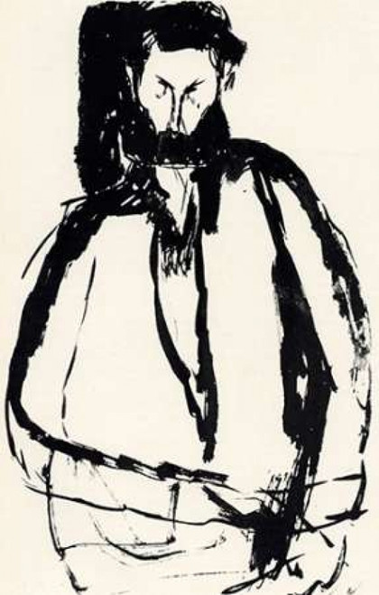 Bearded Man Poster Print by  Amedeo Modigliani - Item # VARPDX373599