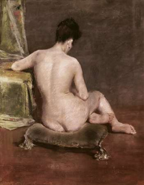Seated Nude Poster Print by  William Merritt Chase - Item # VARPDX281880