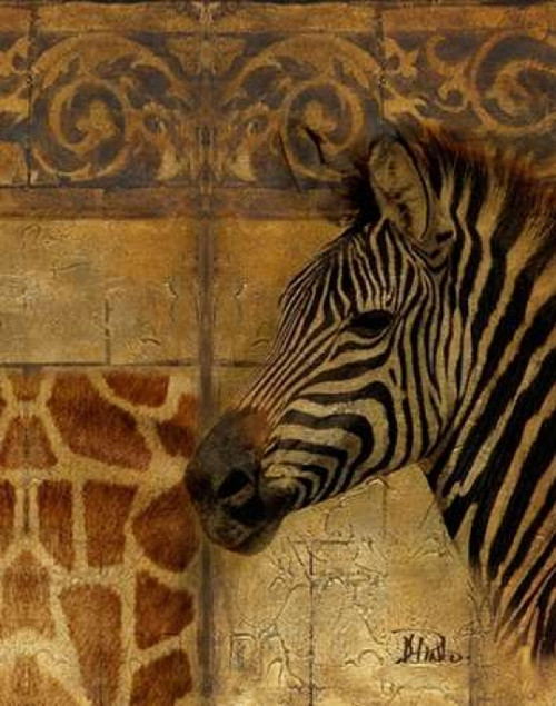 Elegant Safari I-Zebra Poster Print by Patricia Pinto - Item # VARPDX6634E810