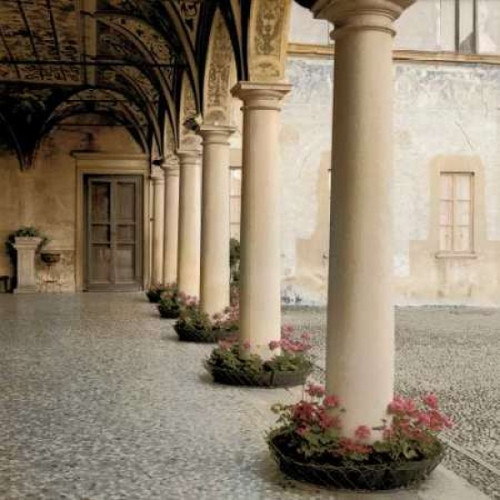 Villa Portico No. 1 Poster Print by Alan Blaustein