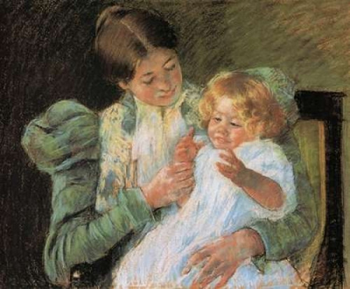 Pattycake 1897 Poster Print by  Mary Cassatt - Item # VARPDX372688