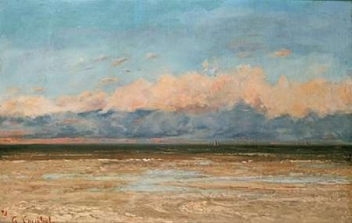 The Sea at Palavas Poster Print by  Gustave Courbet - Item # VARPDX266108 The Sea at Palavas Poster Print by  Gustave Courbet - Item # VARPDX266108