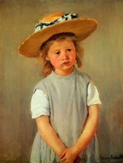 Child With Straw Hat Poster Print by  Mary Cassatt - Item # VARPDX372646