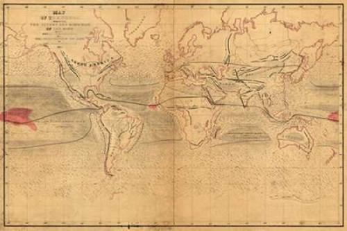 World Winds in Navigation Poster Print by  Captain Charles Wilkes - Item # VARPDX379296