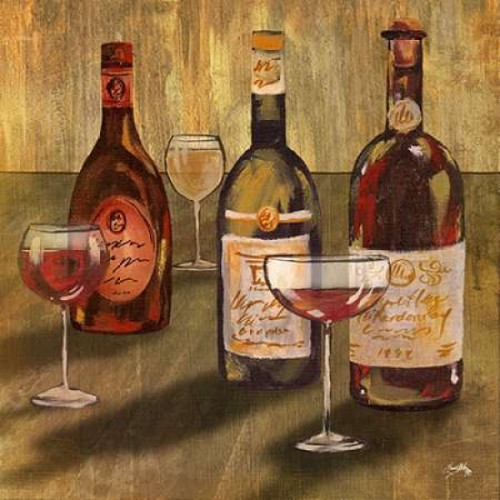 Bottle of Wine II Poster Print by Elizabeth Medley - Item # VARPDX9514