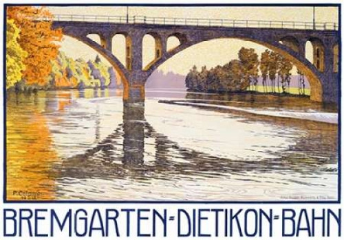Bremgarten-Dietikon-Bahn Poster Print by  Plinio Colombi - Item # VARPDX295903