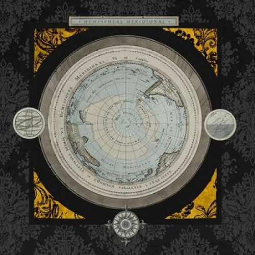 Gold Damask Map II Poster Print by Elizabeth Medley - Item # VARPDX8565P Gold Damask Map II Poster Print by Elizabeth Medley - Item # VARPDX8565P