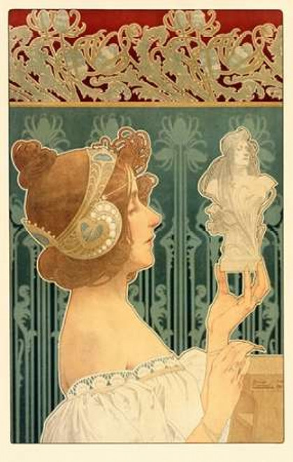 Woman Sculpting Poster Print by  Privat Livemont - Item # VARPDX295831
