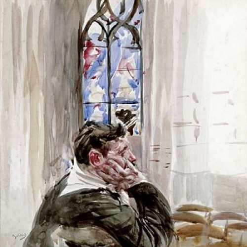 Portrait of a Man In Church Poster Print by  Giovanni Boldini - Item # VARPDX267757