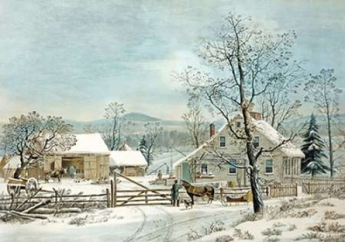 New England Winter Scene Poster Print by  GH Durie - Item # VARPDX266258