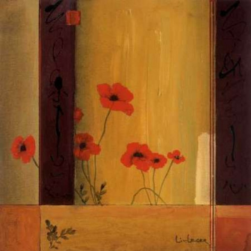 Poppy Tile II Poster Print by Don Li-Leger - Item # VARPDX5696