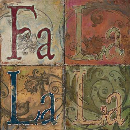 FA LA LA LA Poster Print by Patricia Pinto - Item # VARPDX7588