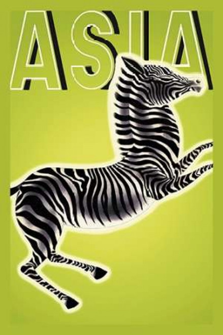 Zebra with Title 1933 Poster Print by  Frank McIntosh - Item # VARPDX342087