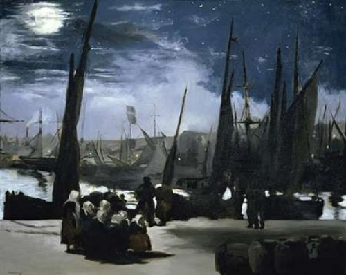 Moonlight over the Port Boulogne Poster Print by  Edouard Manet - Item # VARPDX282388