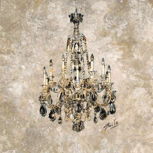 Champagne Chandelier Poster Print by Marta G. Wiley - Item # VARPDXWMP117