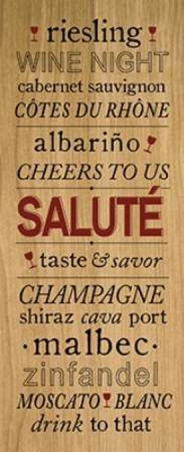 Wine Words I Poster Print by  h.artworks - Item # VARPDXRB8176HA