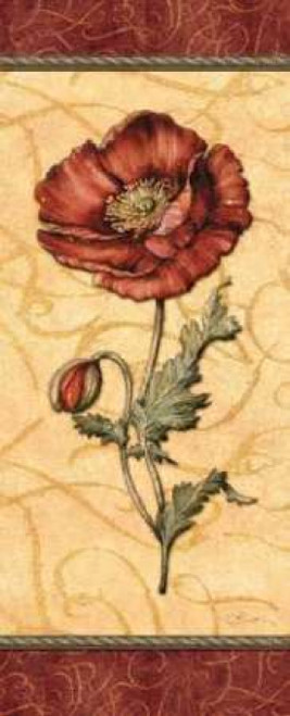Red Passion Pavot Poster Print by Charlene Audrey - Item # VARPDXAUD094