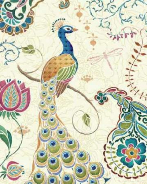 Peacock Fantasy II Poster Print by Daphne Brissonnet - Item # VARPDX9458