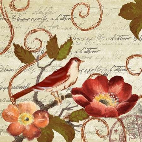 Avian on Red II Poster Print by Lanie Loreth - Item # VARPDX8761K