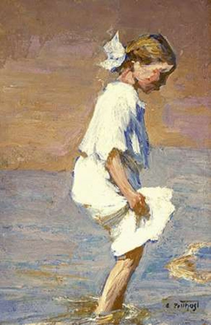 Wading at the Shore Poster Print by  Edward Henry Potthast - Item # VARPDX282684