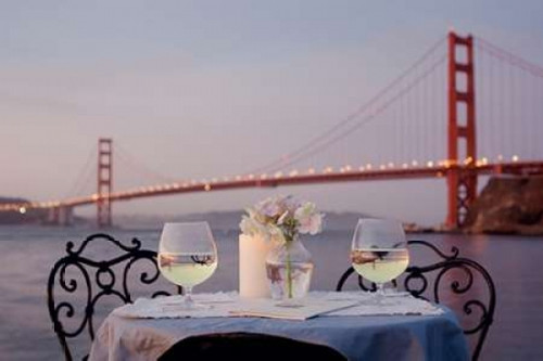 Dream Cafe Golden Gate Bridge - 78 Poster Print by Alan Blaustein - Item # VARPDXABSFH389