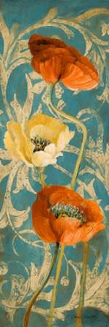 Poppies de Bleu I - enhanced Poster Print by Lanie Loreth - Item # VARPDX7816V