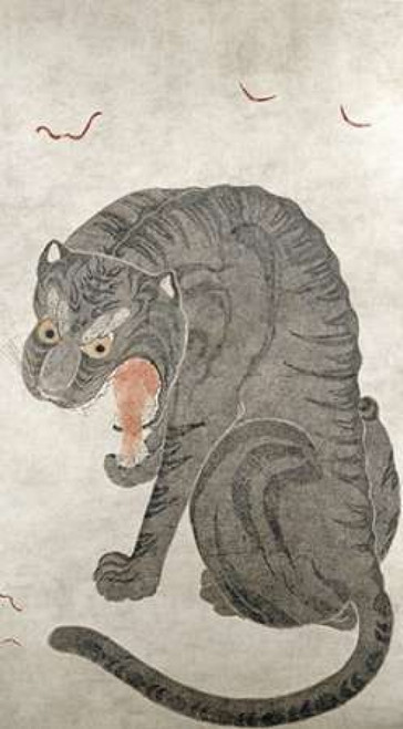 Tiger and Bats Poster Print by Unknown - Item # VARPDX267459