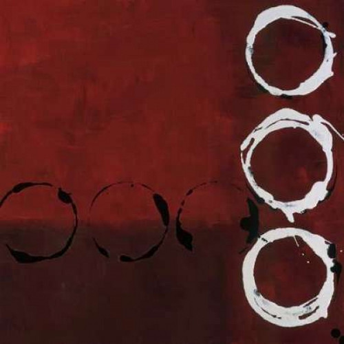 Red Circles II Poster Print by Laurie Maitland - Item # VARPDX18025