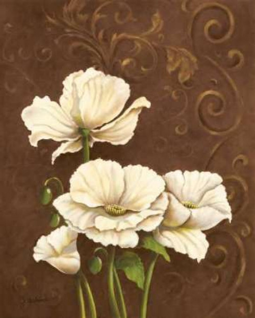 Moonlight Poppies I Poster Print by J. Adams - Item # VARPDXADM012