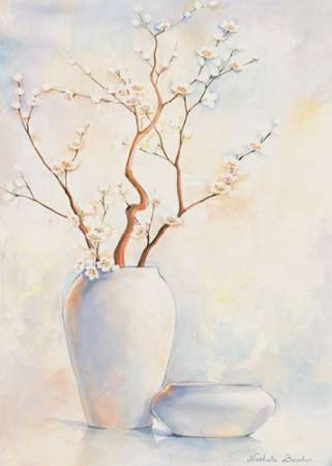 White vase II Poster Print by  Nathalie Boucher - Item # VARPDXMLV146